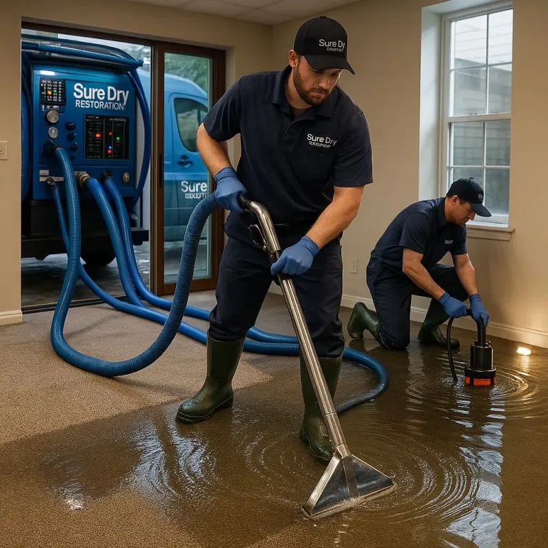 Water Extraction and Removal process in West Glendive, MT